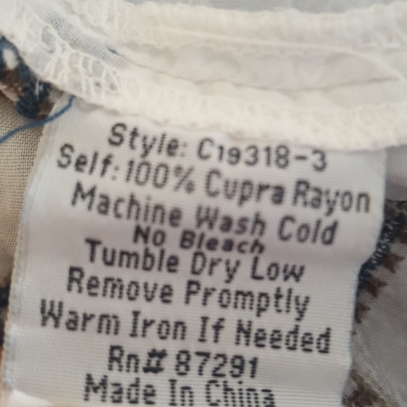 Johnny Was Collection Cherpas Embroidered Poncho - Picture 8 of 8